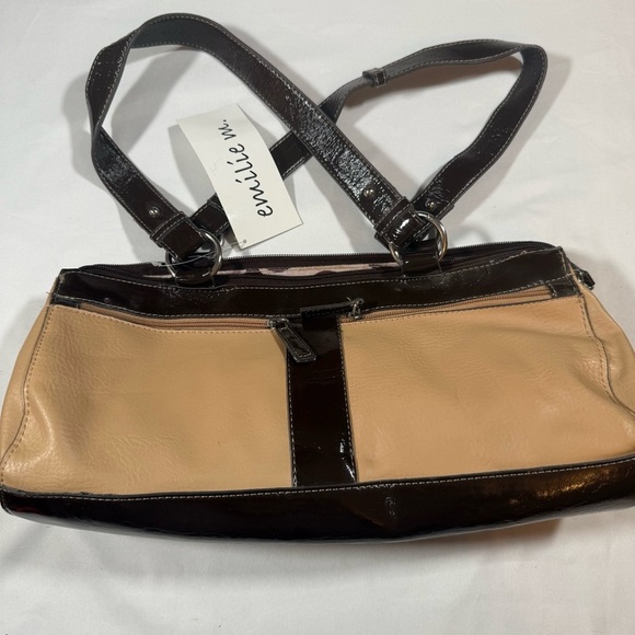 Two-Tone Women's Satchel - Picture 2 of 10